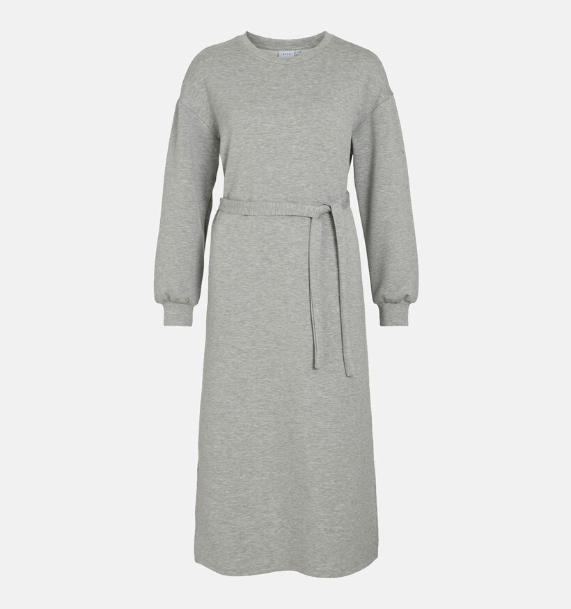 Vila Sif Robe mi-longue en Gris pour femmes (346114)