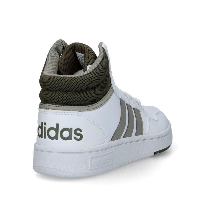 adidas Hoops 3.0 Mid Witte Sneakers voor heren (324958)