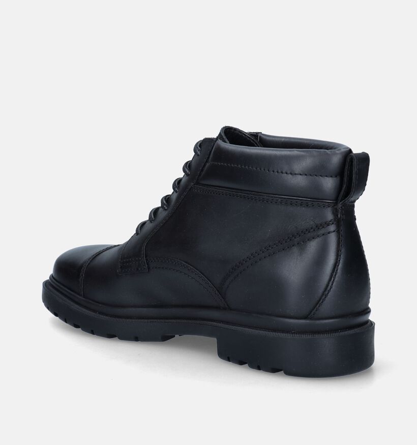 Geox Andalo Zwarte Boots voor heren (344330) - geschikt voor steunzolen