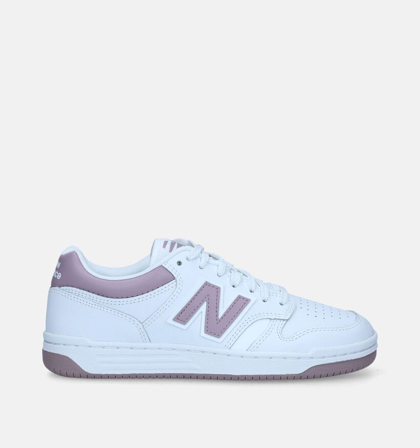 New Balance BB 480 Baskets en Blanc pour femmes (343055) - pour semelles orthopédiques