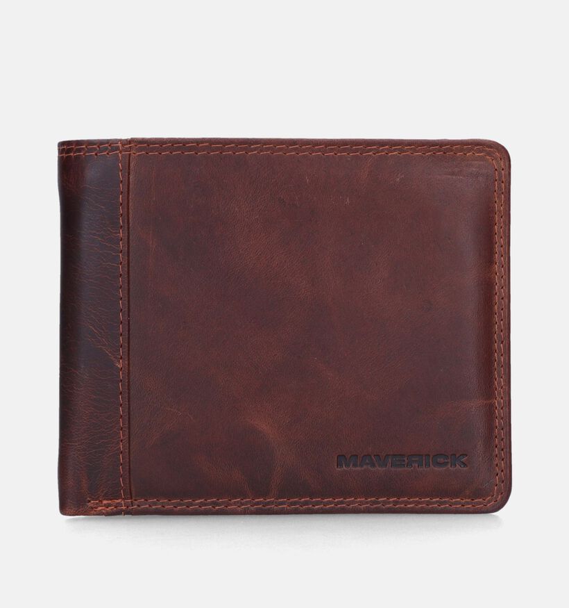 Maverick  Portefeuille en Brun pour hommes (349890)