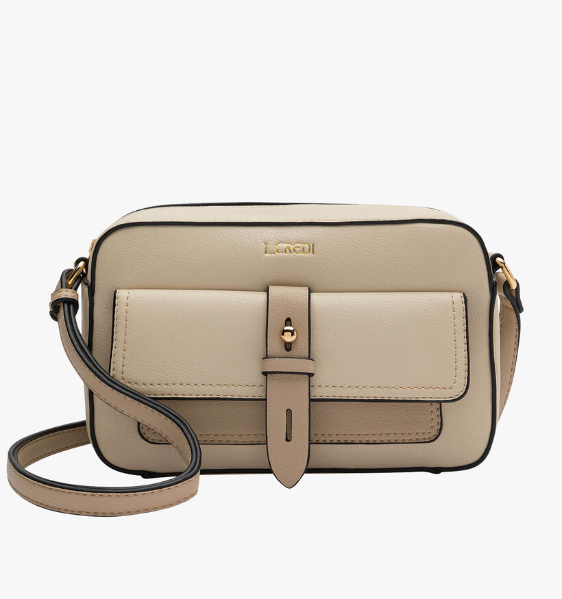 L.Credi Naemi Beige Crossbody tas voor dames (347537)