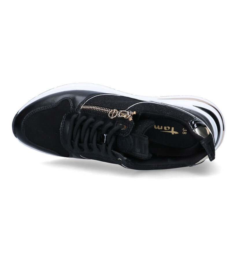 Tamaris Zwarte Sneakers voor dames (320527) - geschikt voor steunzolen