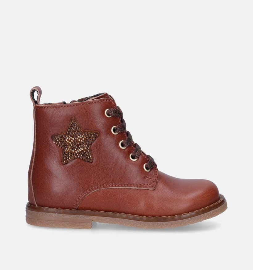 FR by Romagnoli Boots pour bébé en Cognac pour filles (346282)