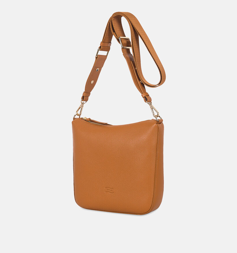 Crinkles Bruine Crossbody Tas voor dames (342310)