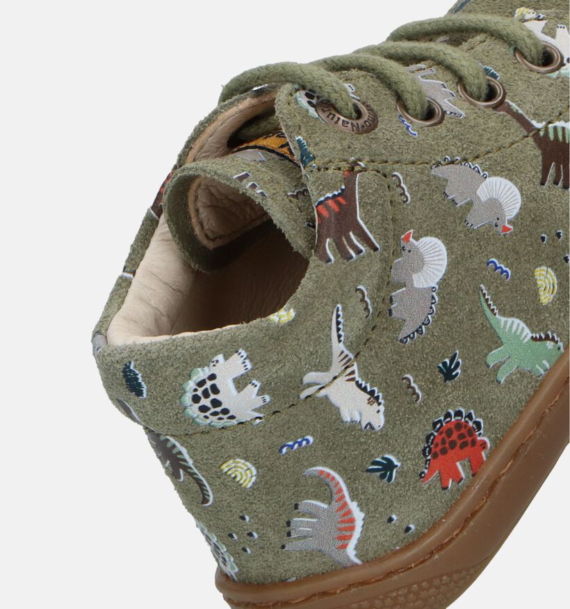 Naturino Cocoon Groene Babyschoenen voor jongens (347634) - geschikt voor steunzolen