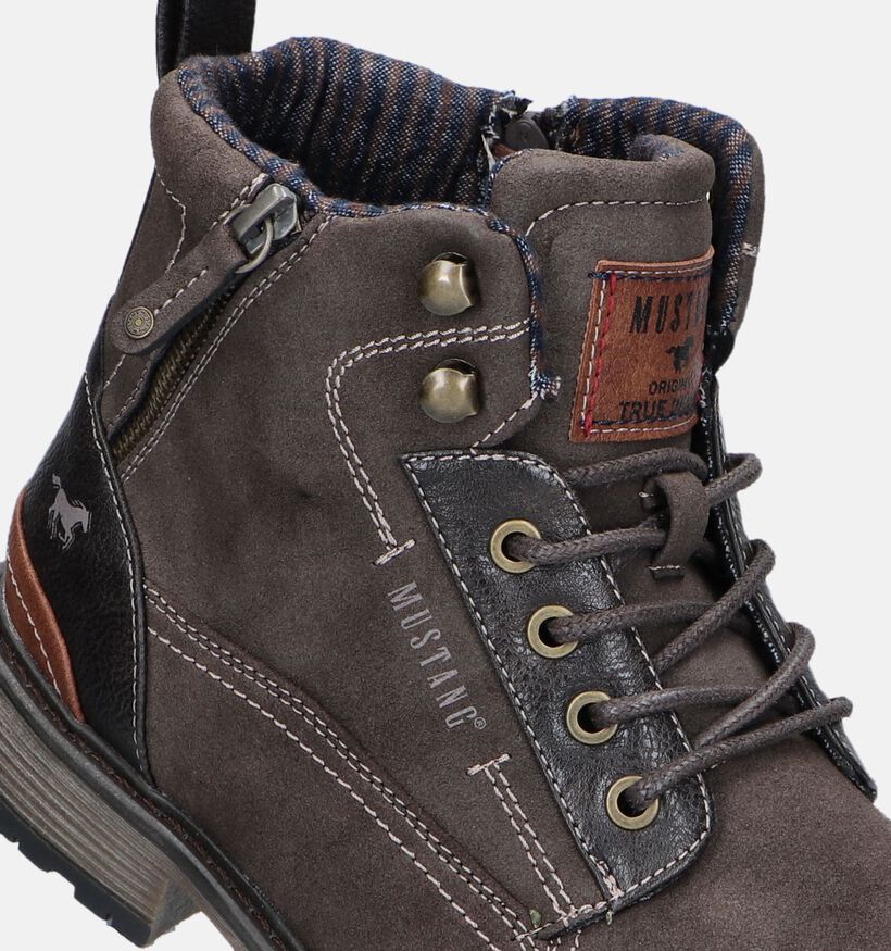 Mustang Bruine Bottines voor heren (345476)