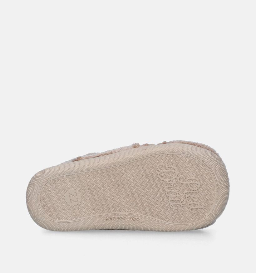 Milo & Mila Pantoufles pour bébé en Beige pour filles (348620)