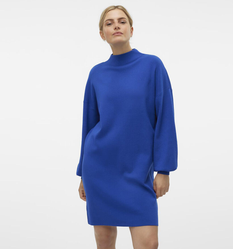 Vero Moda Nancy Robe pull en Bleu pour femmes (344048)