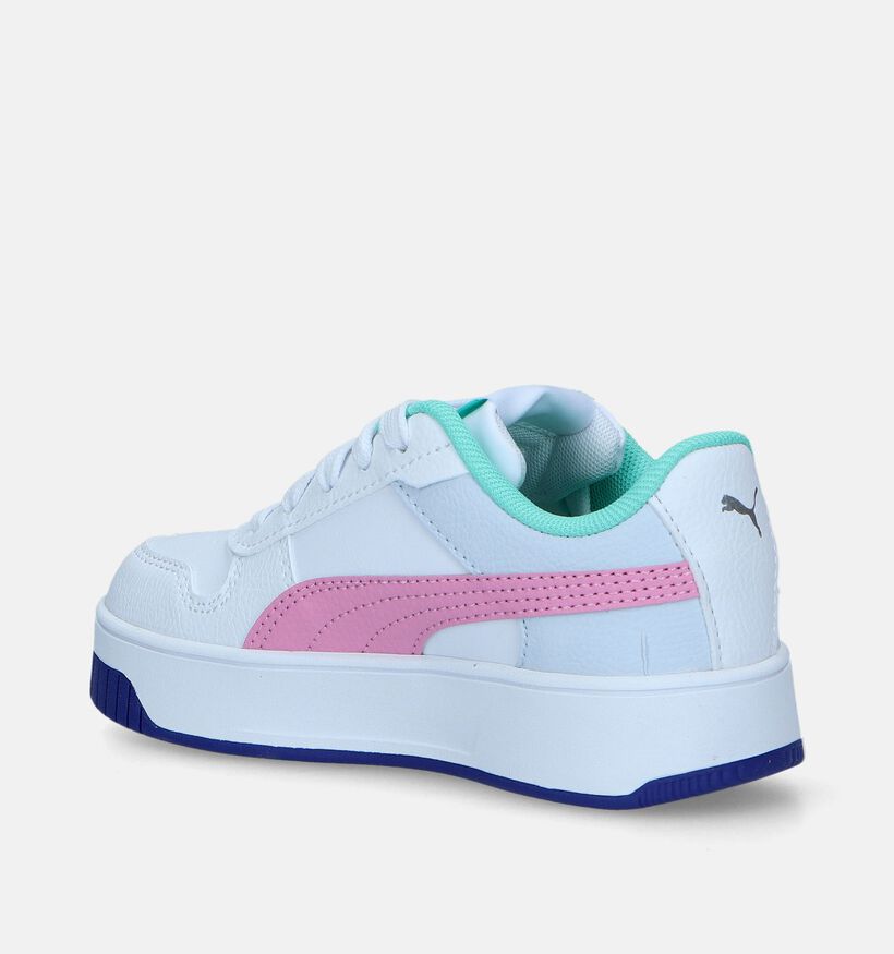 Puma Carina Street Baskets en Blanc pour filles (343149) - pour semelles orthopédiques