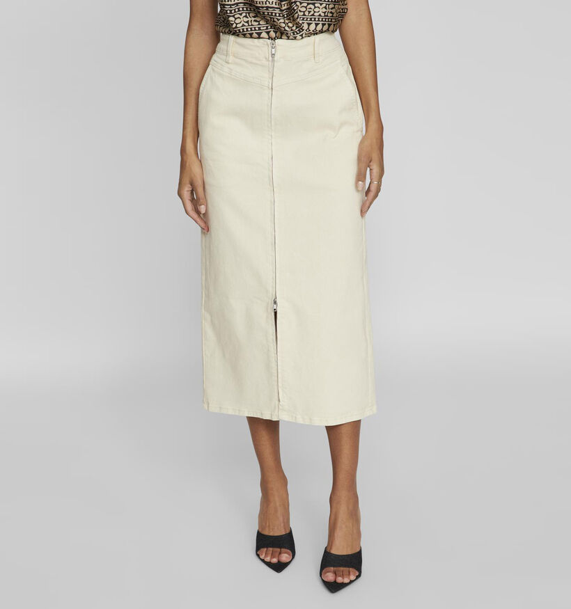 Vila Hedea Ecru Midi rok voor dames (346122)