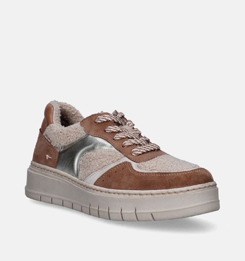 Tamaris Camel Platform sneakers voor dames (346590) - geschikt voor steunzolen