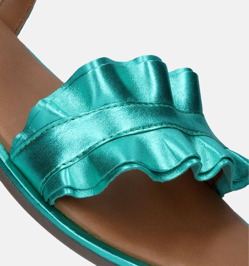 Inuovo Groene Metallic sandalen voor dames (341519)