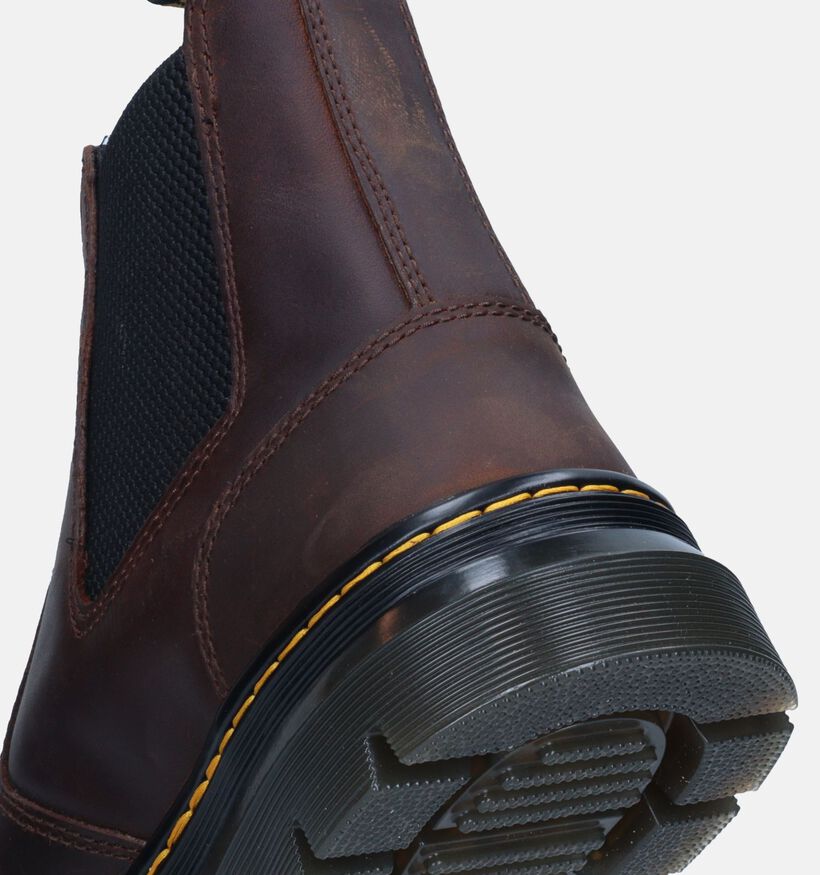 Dr. Martens Embury Leather Bruine Chelsea boots voor heren (343739) - geschikt voor steunzolen