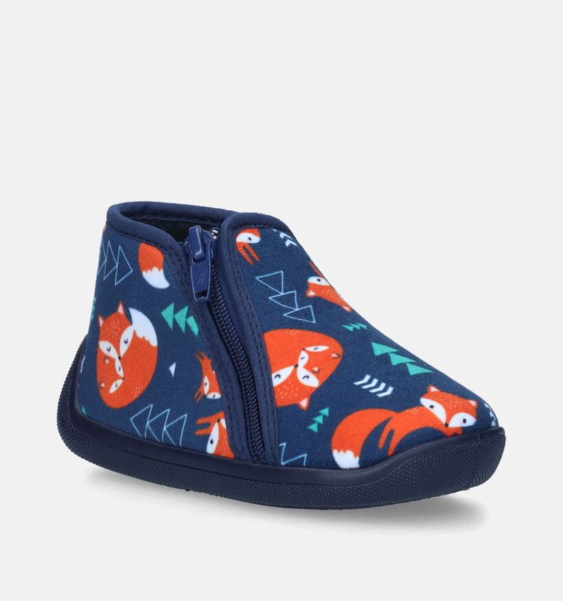 Milo & Mila Pantoufles pour bébé en Bleu pour filles, garçons (348661)