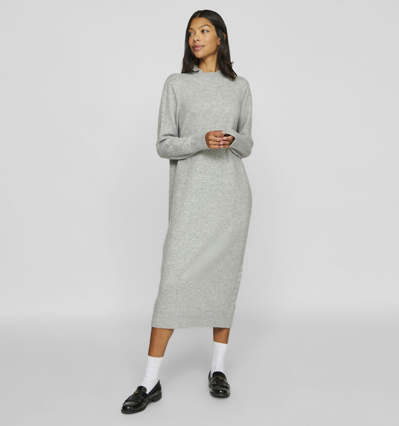 Vila Kiku Robe pull en Gris pour femmes (345009)