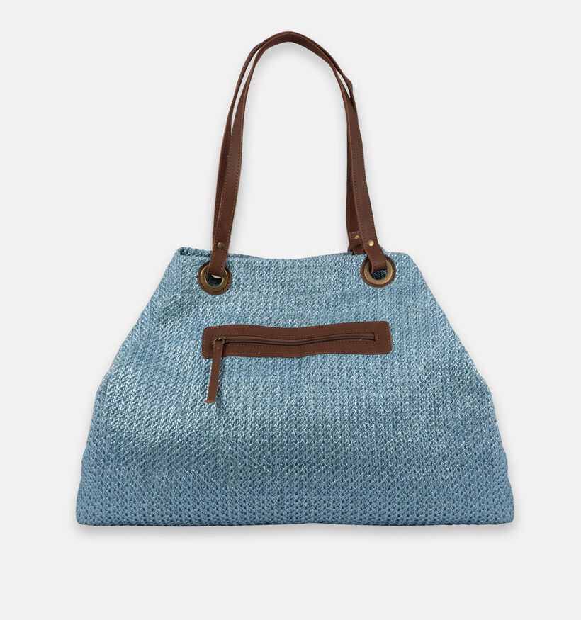 Bulaggi Blauwe Shopper tas met rits voor dames (339959)