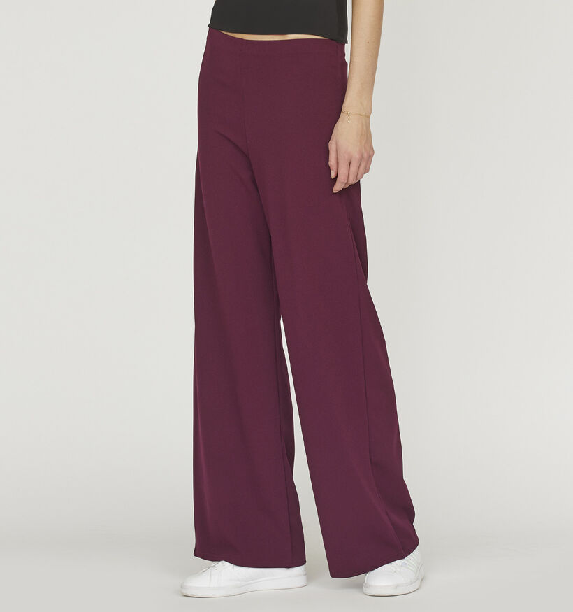 SISTERS POINT Glut Bordeaux Wijde broek voor dames (355148)