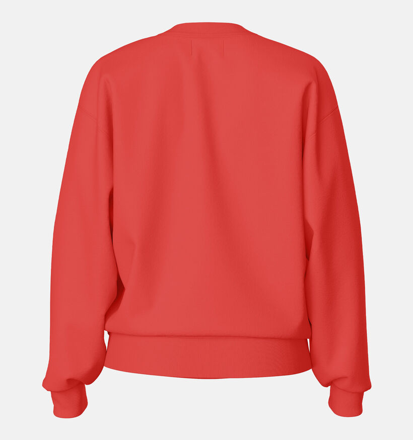 Pieces Chilli Rode Oversized sweater voor dames (348292)