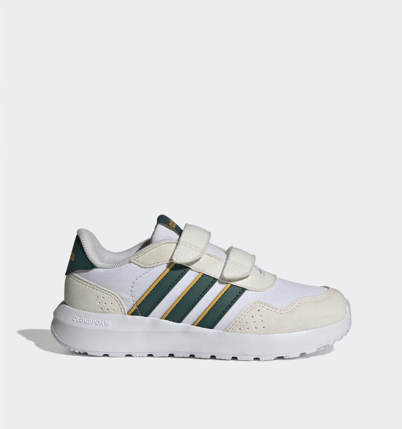 adidas Run 60s CF C Baskets en Blanc pour filles, garçons (343237)