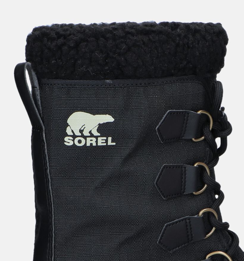 Sorel Pac Nylon WP Bottes de neige en Noir pour hommes (344837)