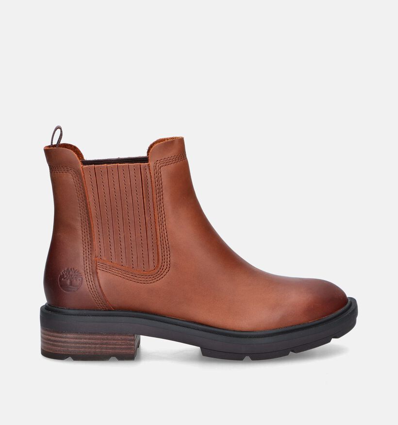 Timberland Brimfield Mid Chelsea boots en Cognac pour femmes (346058) - pour semelles orthopédiques