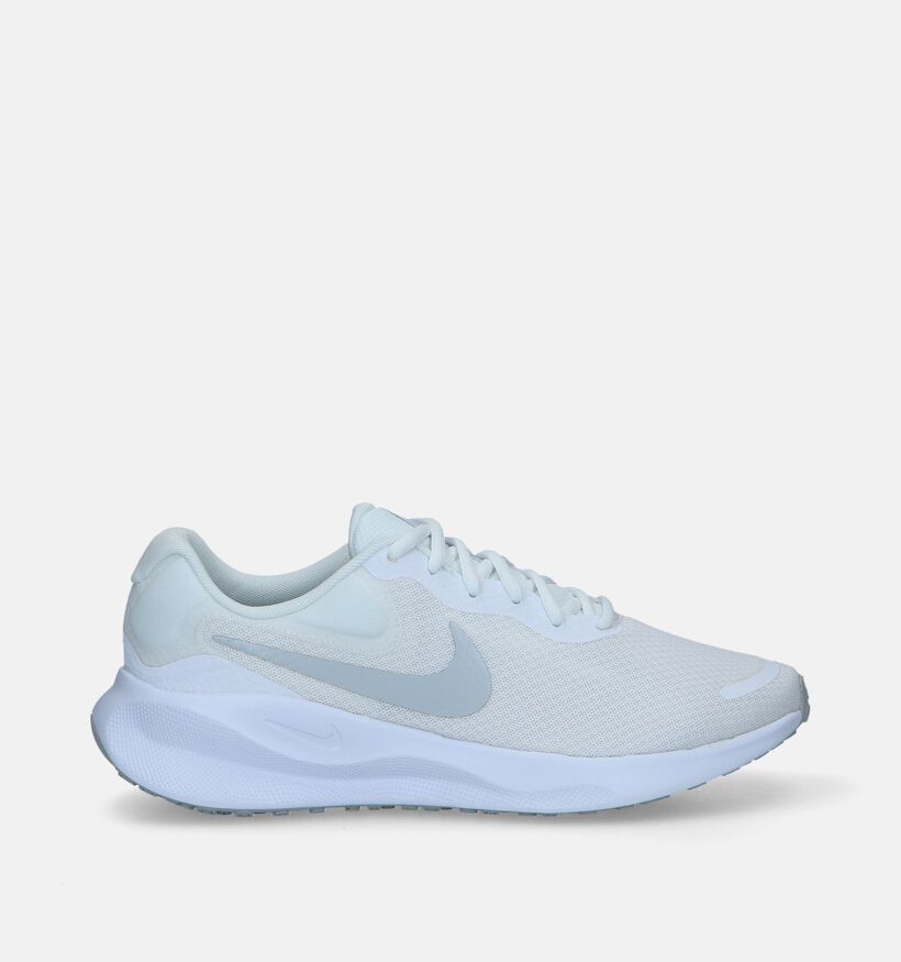 Nike Revolution 7 Baskets en Blanc pour hommes (340398)