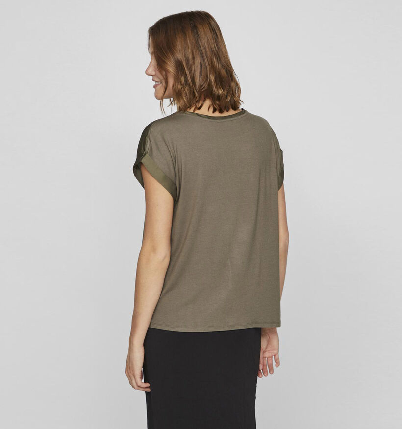 Vila Ellette Kaki T-shirt voor dames (344286)