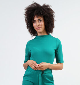 Expresso Top twill Groene T-shirt voor dames (351038)