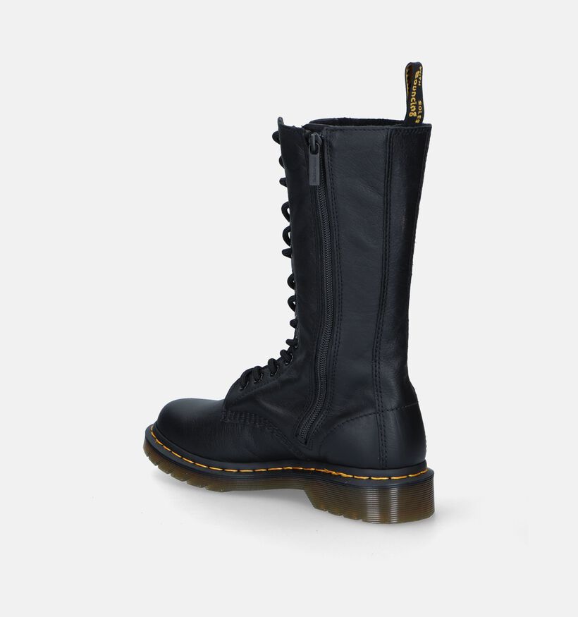 Dr. Martens 1B99 14 Eye Zip Boots en Noir pour femmes (343601) - pour semelles orthopédiques