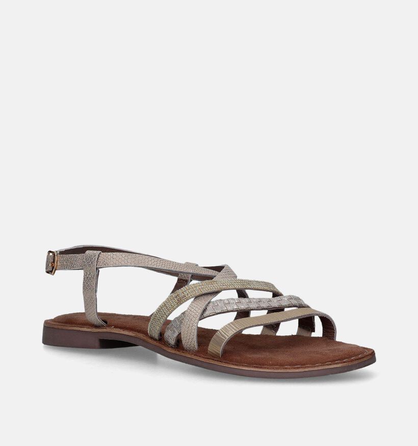 Lazamani Gouden Sandalen voor dames (338382)