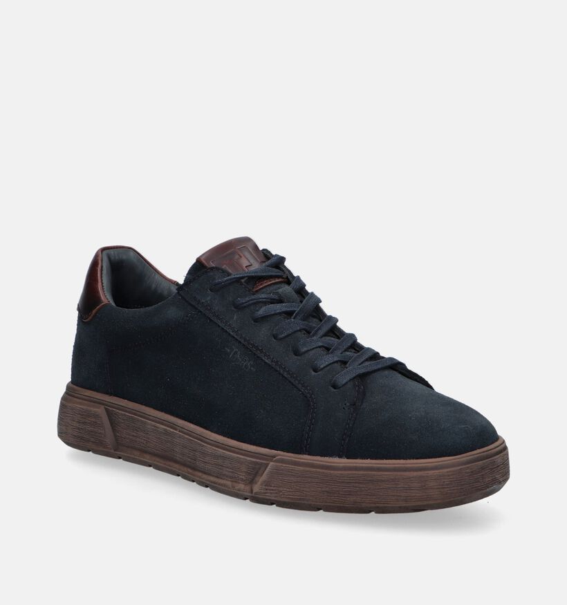 Tamaris Chaussures à lacets en Bleu pour hommes (345469) - pour semelles orthopédiques