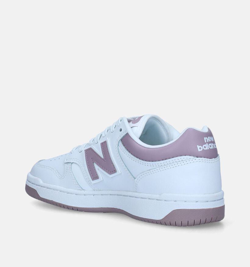 New Balance BB 480 Witte Sneakers voor dames (343055) - geschikt voor steunzolen