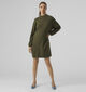 Vero Moda Nancy Robe pull en Vert khaki pour femmes (344044)