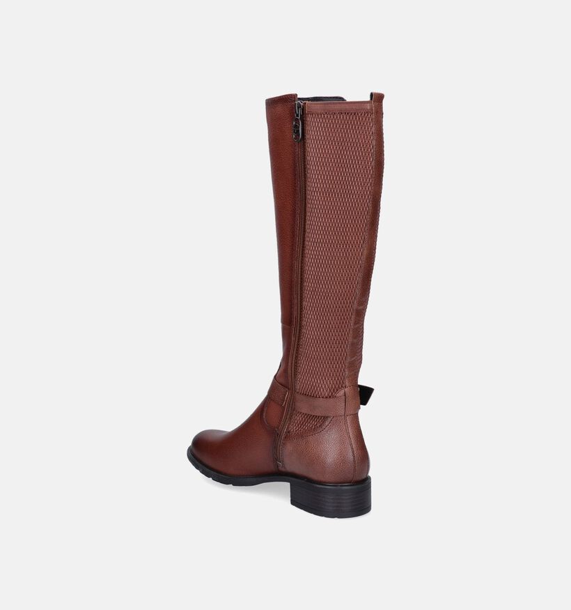 Tamaris Cognac Lange laarzen voor dames (346604)