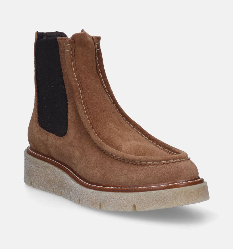 Weekend Cognac Chelsea boots voor dames (347390)