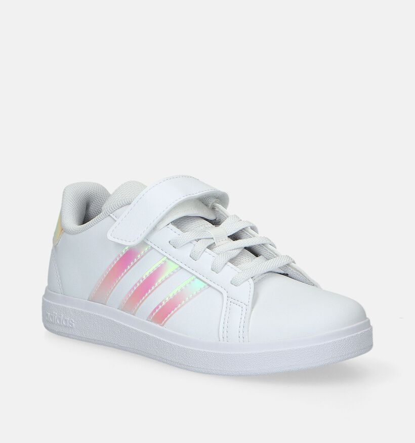 adidas Grand Court 2.0 EL C Witte Sneakers voor meisjes (343274)