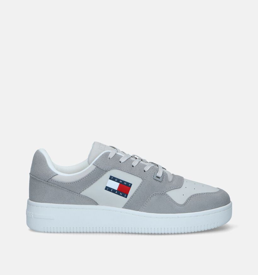 Tommy Hilfiger Tommy Jeans Retro Basket Grijze Veterschoenen voor heren (342746) - geschikt voor steunzolen