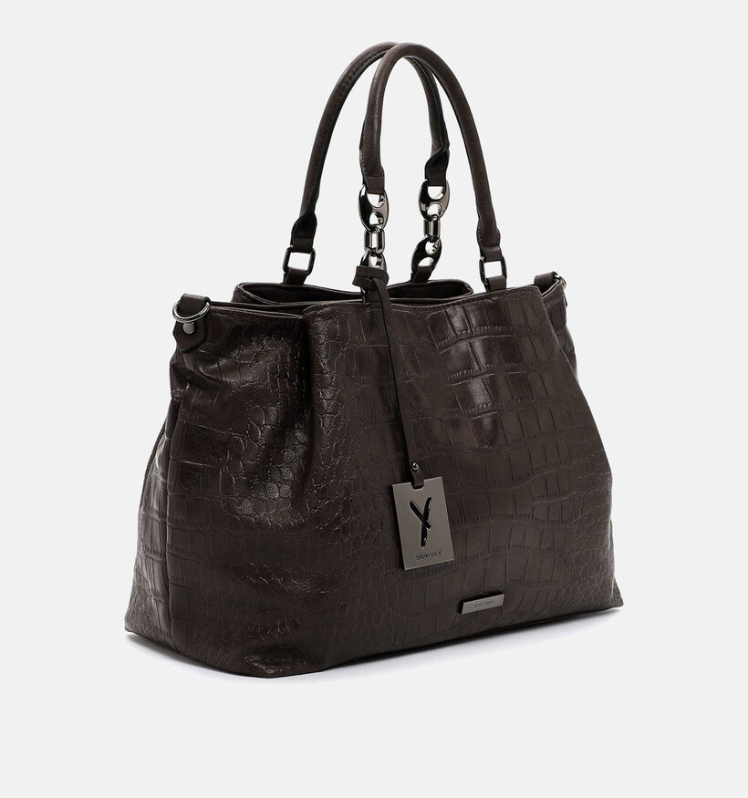 Suri Frey Hadley Bruine Shopper met rits voor dames (347897)