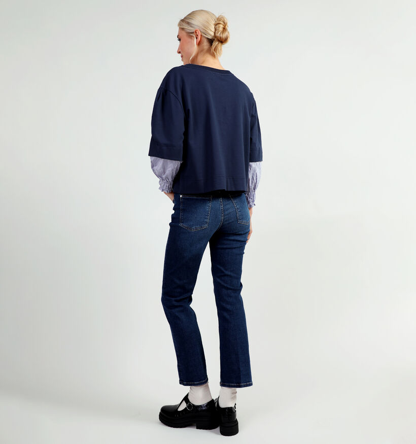 comma casual identity Blauwe Straight leg jeans voor dames (345673)