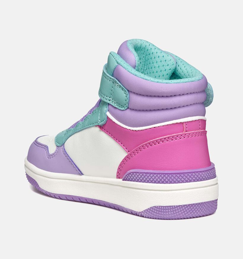 Geox Washiba Witte Sneakers voor meisjes (344535) - geschikt voor steunzolen