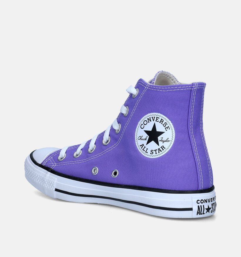 Converse CT All Star HI Baskets en Mauve pour femmes (344003)