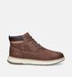 Skechers Garlan Deno Bottines en Marron pour hommes (346371)