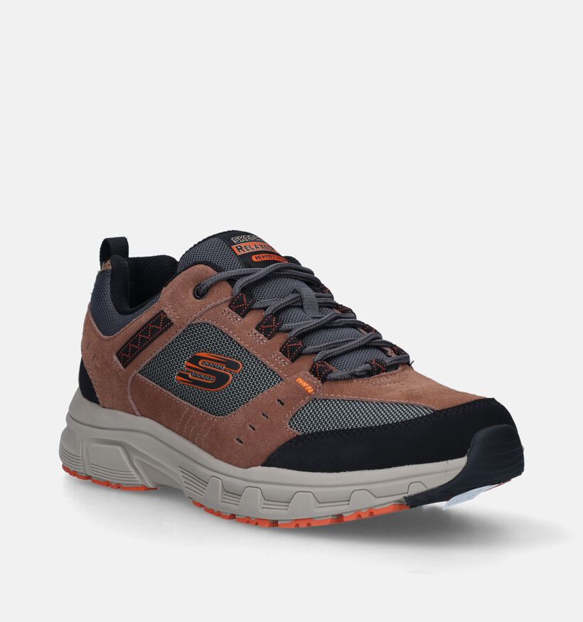 Skechers Oak Canyon Chaussures de randonnée en Brun pour hommes (345201)