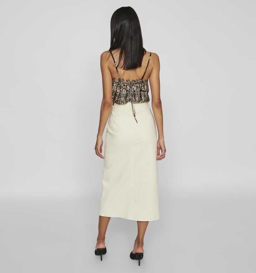 Vila Hedea Ecru Midi rok voor dames (346122)