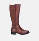 Tamaris Cognac Lange laarzen voor dames (346604)