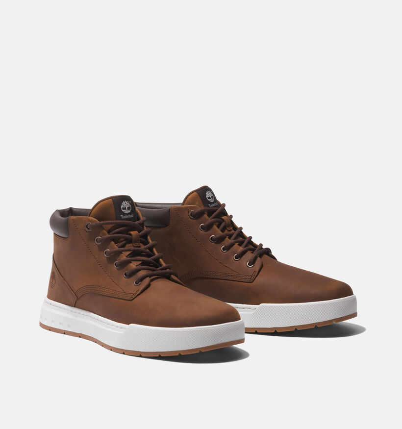 Timberland Maple Grove Leather Chukka Cognac Bottines voor heren (344945) - geschikt voor steunzolen