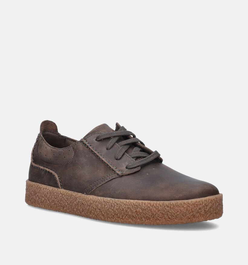 Clarks Streethill Lace Bruine Veterschoenen voor heren (346662) - geschikt voor steunzolen