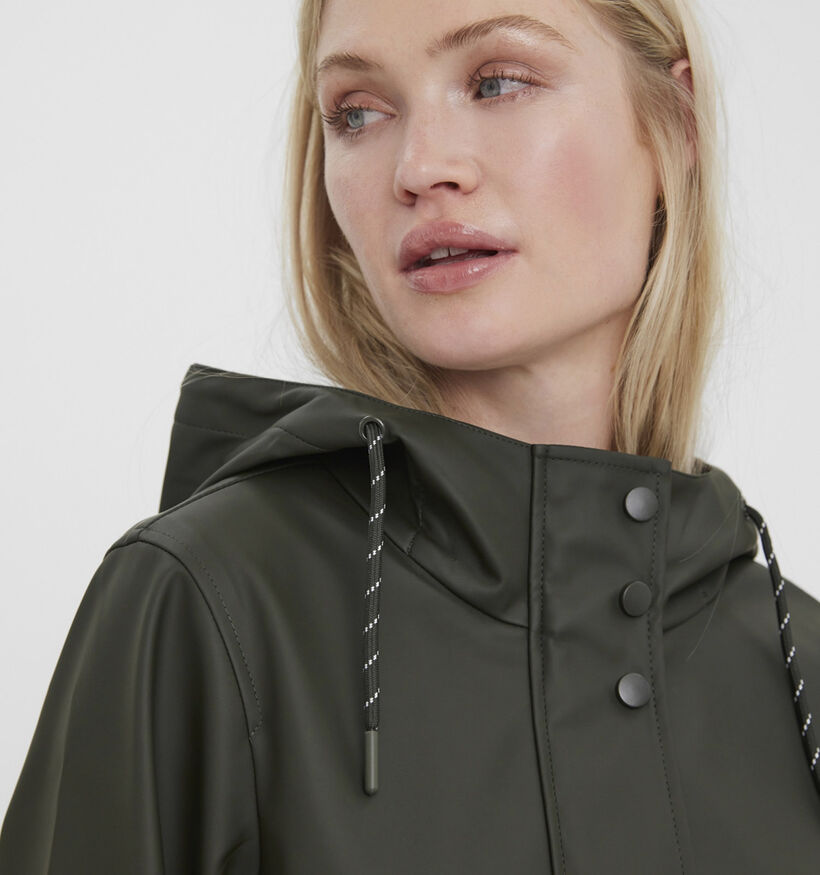 Vero Moda Malou Veste de pluie en Vert pour femmes (344059)