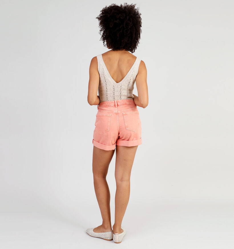 Vila Shelly Oranje Jeansshort voor dames (342948)